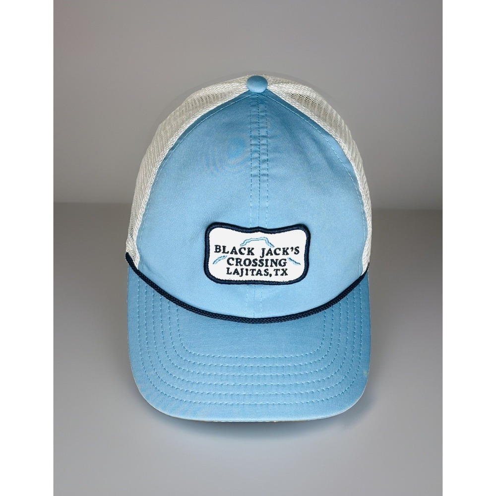 Black Jacks Crossing Lajitas TX Imperial Performance Rope Trucker Hat Golf Cap
